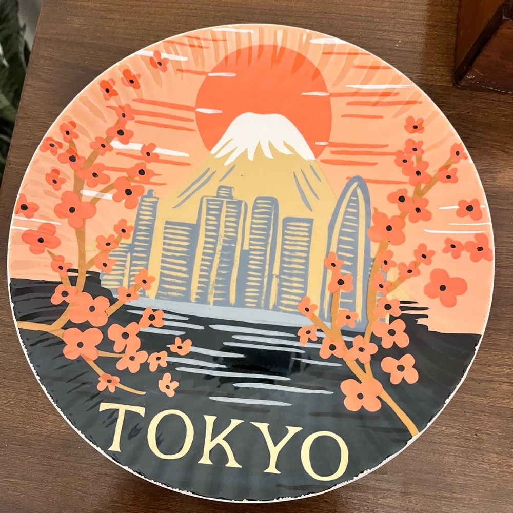 Rifle Paper Co. Cream Decorative Plate